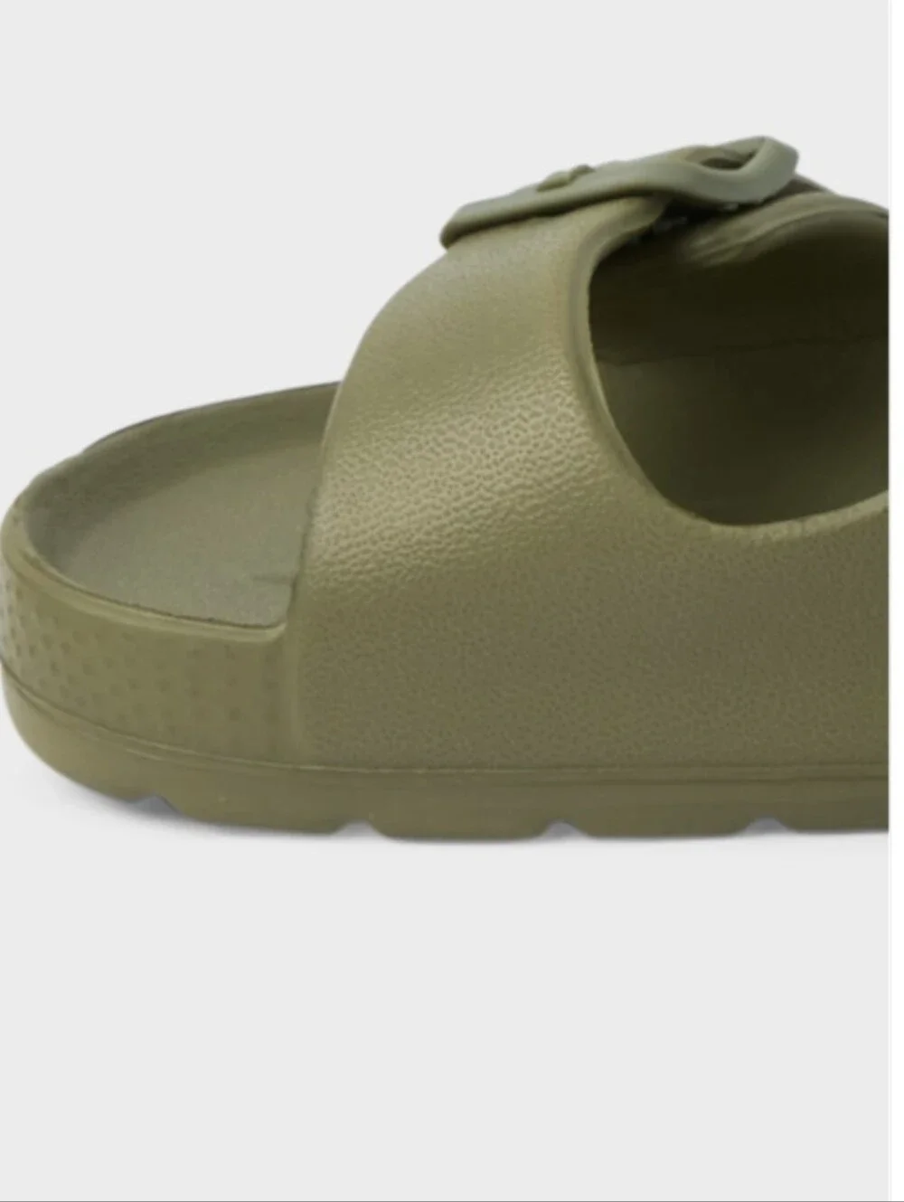 Like New Children'sPlace  Sz.4 Kids Olive Green Double-Buckle Sandals